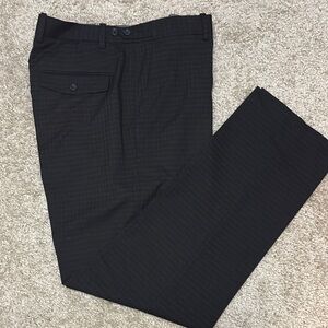 Perry Ellis Men’s Black Slim Stretch Dress Pants